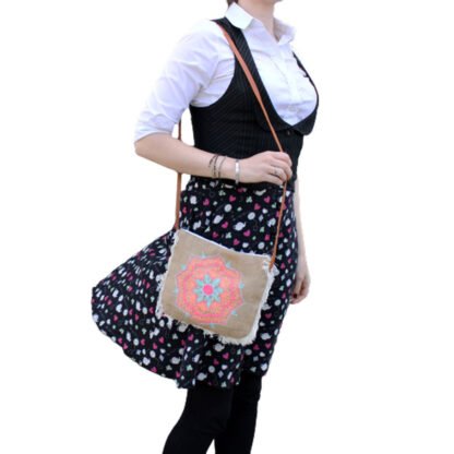 Fab Fringe Bag - Mandela Embroidery X 1 - Image 2