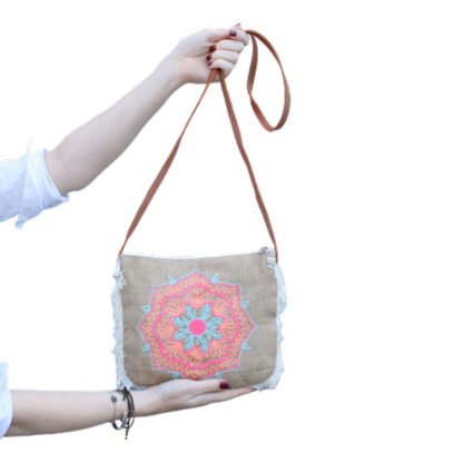 Fab Fringe Bag - Mandela Embroidery X 1 - Image 3
