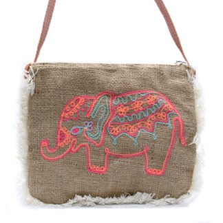 Fab Fringe Bag - Elephant Embroidery X 1