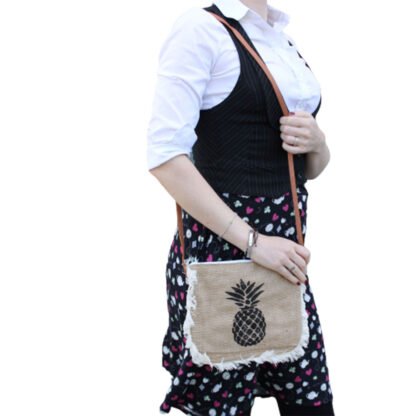 Fab Fringe Bag - Pineapple Print X 1 - Image 3