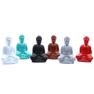 Matt Mini Buddha (Assorted Colours) X6