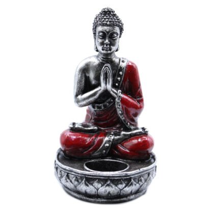 Buddha Candle Holder - Red - Medium X 1 - Image 5