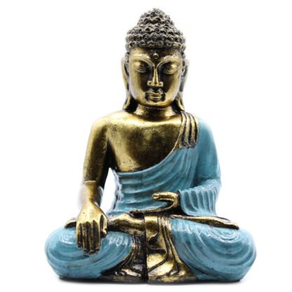 Teal & Gold Buddha - Large X 1
