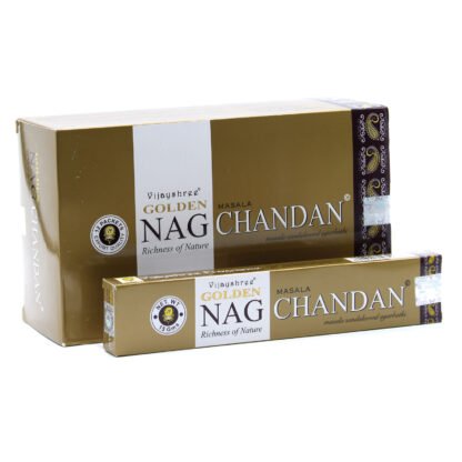 15g Golden Nag - Chandan Incense X 1