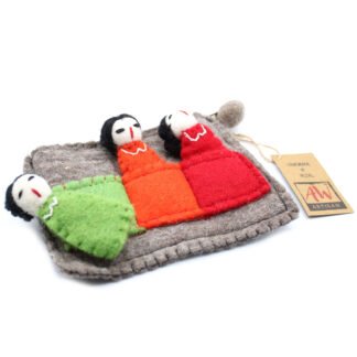 Pouch with Finger Puppets - Friends X 1