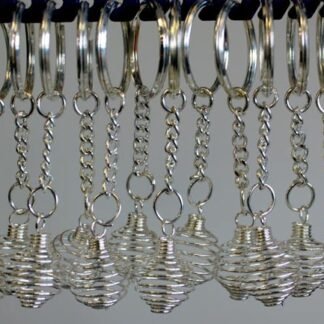 Spiral Cage Key-rings ( pack of 12) X 1