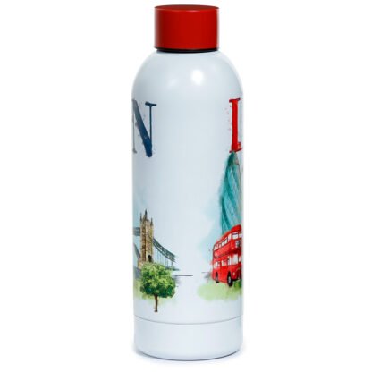 Reusable Stainless Steel Insulated Drinks Bottle 530ml - London Tour 1 Pack - Image 6