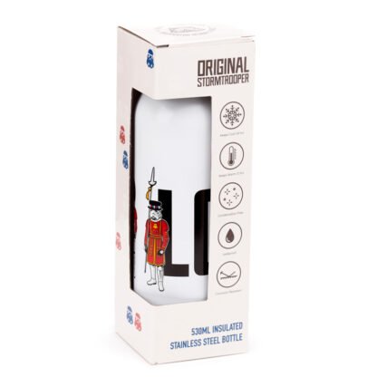 Reusable Stainless Steel Insulated Drinks Bottle 530ml - The Original Stormtrooper London 1 Pack - Image 2