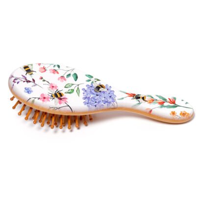 100% Bamboo Hair Brush - Nectar Meadows 1 Pack - Image 3