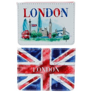 Contactless Protection Fabric Card Holder Wallet - London Tour 1 Pack