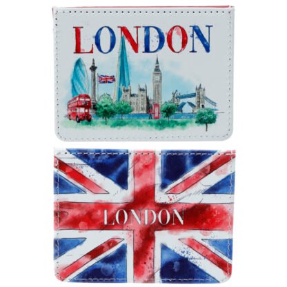 Contactless Protection Fabric Card Holder Wallet - London Tour 1 Pack