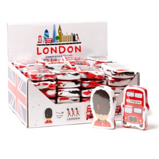Compressed Travel Towel - London Icons 1 Pack