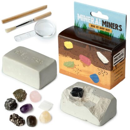 Fun Excavation Dig it Out Kit - Rocks, Minerals & Gems 1 Pack