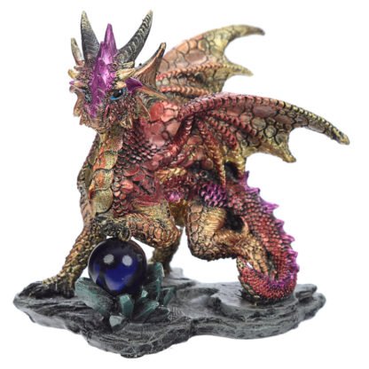 Crystal Rock Soothsayer Enchanted Nightmare Dragon Figurine 1 Pack - Image 2