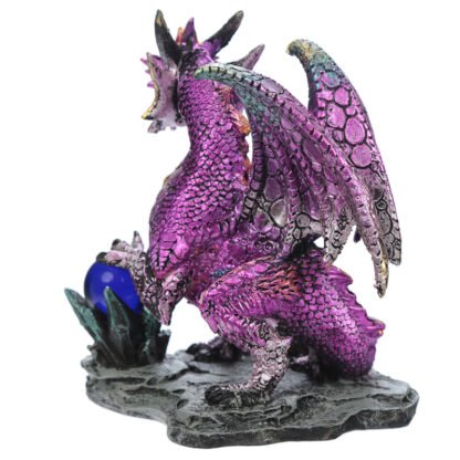 Crystal Rock Soothsayer Enchanted Nightmare Dragon Figurine 1 Pack - Image 5