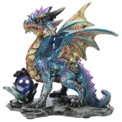 Crystal Rock Soothsayer Enchanted Nightmare Dragon Figurine 1 Pack - Image 8