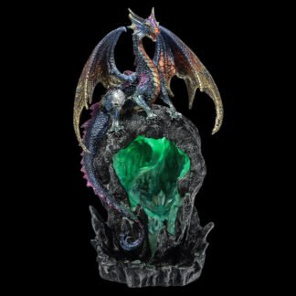 Fantasy LED Backflow Incense Burner - Ice Dragon Dark Legends 1 Pack