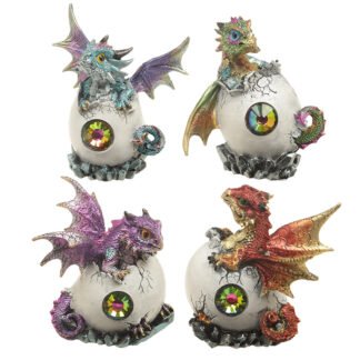 Crystal Birth Fantasy Nightmare Dragon Figurine 1 Pack