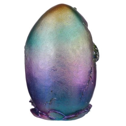 Hatching Egg Metallic Rainbow Dragon Figurine 1 Pack - Image 5