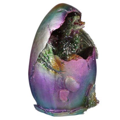 Hatching Egg Metallic Rainbow Dragon Figurine 1 Pack - Image 13