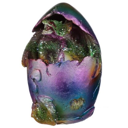 Hatching Egg Metallic Rainbow Dragon Figurine 1 Pack - Image 14