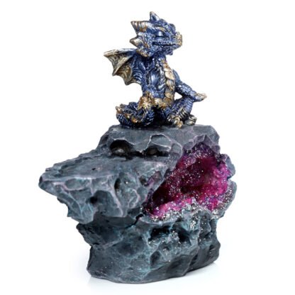 Elements Yoga Dragon LED Crystal Cave Ashcatcher Incense Stick Burner 1 Pack - Image 3