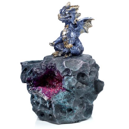 Elements Yoga Dragon LED Crystal Cave Ashcatcher Incense Stick Burner 1 Pack - Image 5