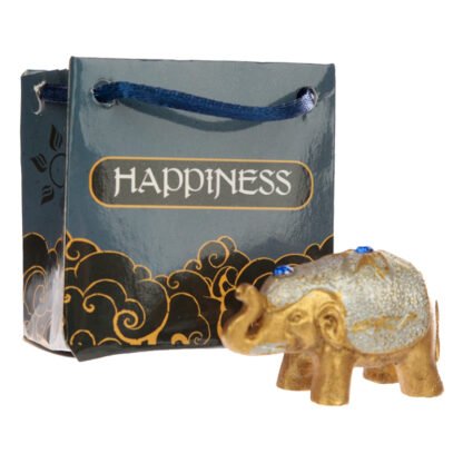 Cute Collectable Glitter Elephant in a Mini Gift Bag 1 Pack - Image 3