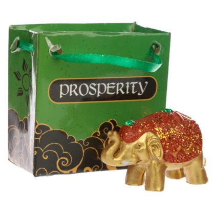 Cute Collectable Glitter Elephant in a Mini Gift Bag 1 Pack - Image 4
