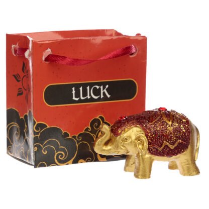 Cute Collectable Glitter Elephant in a Mini Gift Bag 1 Pack - Image 5
