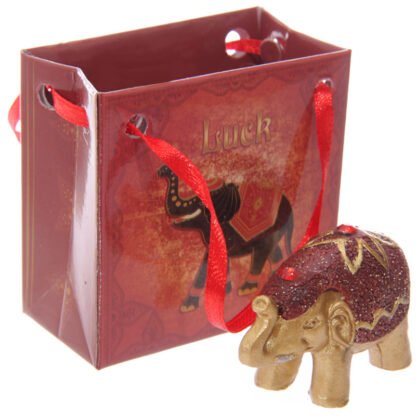 Cute Collectable Glitter Elephant in a Mini Gift Bag 1 Pack - Image 7