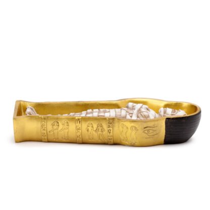 Decorative Gold Egyptian Anubis Sarcophagus Trinket Box 1 Pack - Image 7
