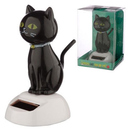 Collectable Lucky Black Cat Solar Powered Pal 1 Pack - Image 9