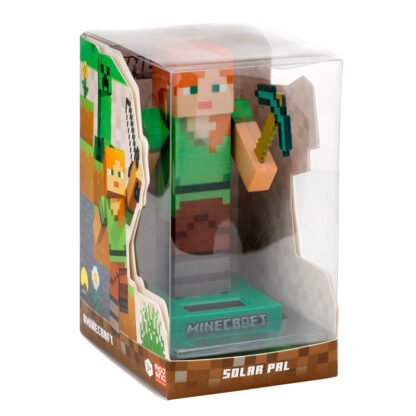 Collectable Licensed Solar Powered Pal - Minecraft Alex 1 Pack - Image 2