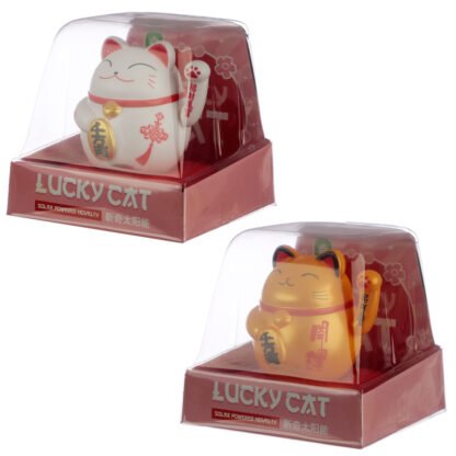 Cute Waving Maneki Neko Cat Design Solar Pal 1 Pack - Image 9