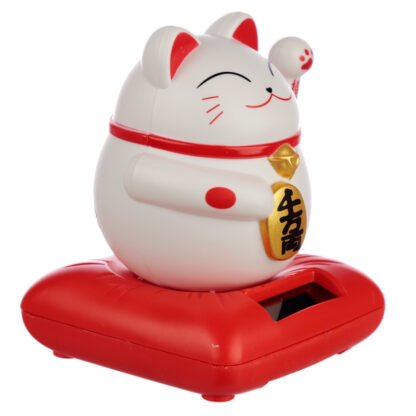 Cute Waving Maneki Neko Cat Design Solar Pal 1 Pack - Image 3
