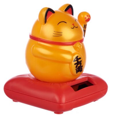 Cute Waving Maneki Neko Cat Design Solar Pal 1 Pack - Image 14