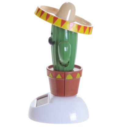 Fun Collectable Cactus wearing Sombrero Solar Powered Pal 1 Pack - Image 4
