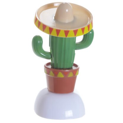 Fun Collectable Cactus wearing Sombrero Solar Powered Pal 1 Pack - Image 5