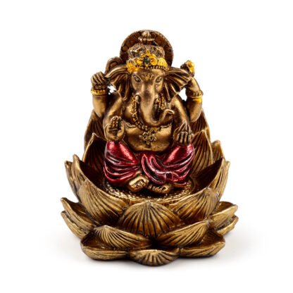 Decorative Ganesh & Lakshmi Set of 2 - Lotus 1 Pack - Image 5