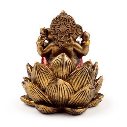 Decorative Ganesh & Lakshmi Set of 2 - Lotus 1 Pack - Image 8