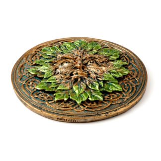 Ashcatcher Incense Burner - Round Greenman 1 Pack