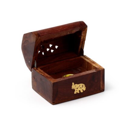 Decorative Sheesham Wood Mini Box 1 Pack - Image 2