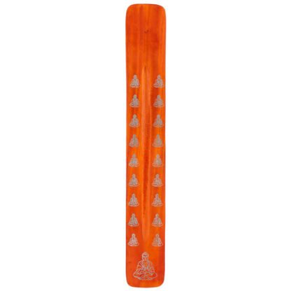 Decorative Buddha Wooden Incense Burner Ash Catcher  1 Pack - Image 12