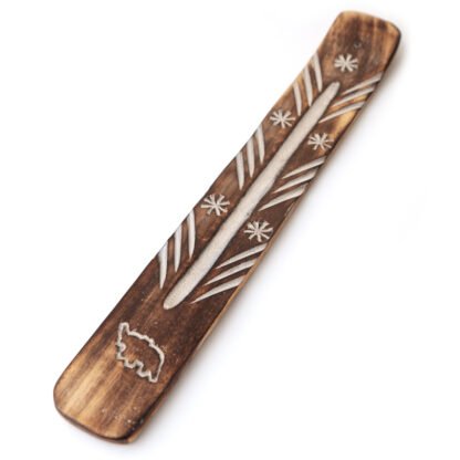 Decorative Elephant Wooden Incense Burner Ash Catcher X 1 Pack - Image 2