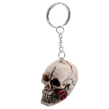 Collectable Skulls and Roses Keyring X 1 Pack - Image 3
