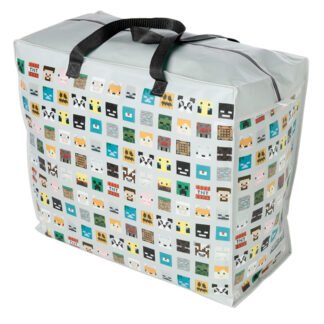 Practical Laundry & Storage Bag - Minecraft Faces 1 Pack