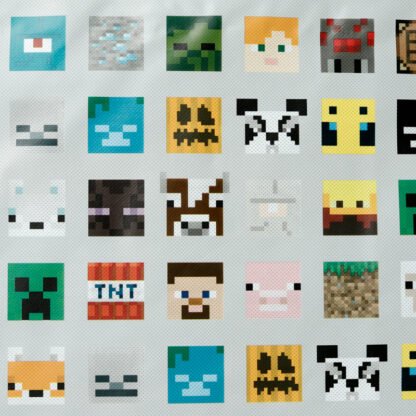 Practical Laundry & Storage Bag - Minecraft Faces 1 Pack - Image 3