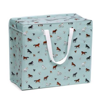 Fun Practical Laundry & Storage Bag - Willow Farm Horses 1 Pack