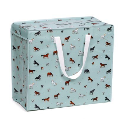 Fun Practical Laundry & Storage Bag - Willow Farm Horses 1 Pack